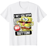 Amber's Kids and Adults 24s Spongebob Squarepants I Bet You Wish I Had an Off Button Tee Tshirt