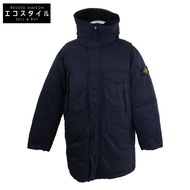 Stone Island，成色極佳，國內授權，771570821 不透明尼龍斜紋羽絨服/指南針貼片連帽羽絨服，L 碼 [二手]