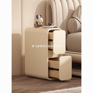 Super Bedside Table Cream Light Small Modern Version Small Slot Narrow Mini 20cm Bedside Table Frenc