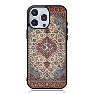 iphone Case 16 15 14 13 12 11 X XR Xs 8 7 6 5 Plus Pro Max SE Softcase Custom Vintage Ivory Rug