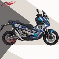 ฟิล์มป้องกันตัวรถ Honda X-ADV750 ป้ายติดรถแบบตกแต่ง ฟิล์มป้องกันตัวรถแบบเต็มตัวรถ ลายดอกไม้ PVC ฟิล์