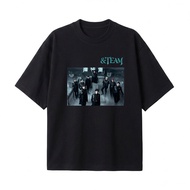 &Team Blaze The Way Asia Tour T Shirt Milk Silk Group Photo Tour Poster Graphic Tee Fan Support Outf