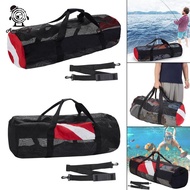 Amuzocity SiaBiced Dive mesh duffle bag, scuba gear, mesh bag, durable nylon dive bag, storage bag,