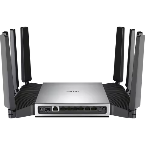 TP-LINK WiFi 7 wireless router 5g BE7200 dual-band dual 10G ports TL-7DR7299 1 RJ45+1 SFP+10000Mbps 