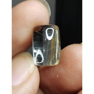 Golden Rutilated Quartznatural 14 x 9.8 x 6.5 mm 7.5 Ct Amethyst Sandalwood Hair Gold Cushion Caboch