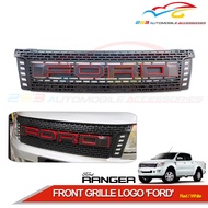 FORD RANGER T6 2012-2015 FRONT GRILLE GRILL LOGO 'FORD' WITH LED LIGHT (RED  / WHITE)