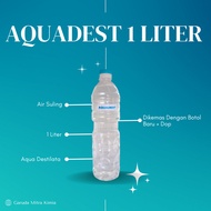 Aquadest / Akuades / Aquades / Air Suling 1 liter