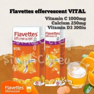 Flavettes Effervescent Vital ( Vitamin C, Vitamin D3, Calcium )