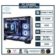 GAMING WIFI PRO PC Case | I5 12400F | VGA RX 580 / RTX 3050 | 16GB Ram (New 36T warranty)
