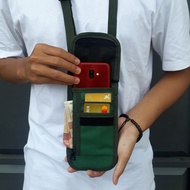 Tas HP Kecil Selempang Pria 2022 Kekinian Mamojo Store Hanging Wallet Dompet Kartu Sacko Alpha