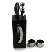 開瓶器配件套裝連木架  mceckp Wine Opener Accessories Set with Wooden Stand 開瓶器 Decanter 冰粒 醒酒器 Wine Opener ice cube 紅酒塞 corkscrew Wine Stopper Wine tasting Pourer accessories Aerator 酒具套裝 Wine cork 酒石