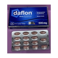 #FarmasiMY Daflon 500mg (Strip/Box) Hemorrhoids Piles Varicose Vein (Ubat Buasir) Sakit Urat Acute
