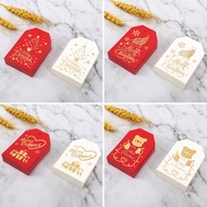 Christmas Tag (50pcs) Gilding Original Ready Stock 2023 New Product Souvenir Decoration Listing Gift Card