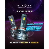 Promo LED Tricolor H4 H7 H11 H8 H16 Foglights / Foglamp 6000K ; 4300K ; 3000K LED 3 colors Tricolor 