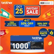 NEW STORE OFFER ❗ [100% ORIGINAL🔥] Brother TN-1000 Original Mono Laser Toner/TN1000 BROTHER TONER HL