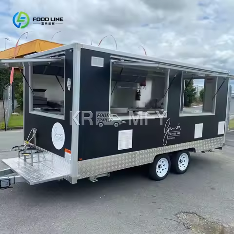 China Food Truck Restaurant Food Trailers Fully Equipped Us Standards Catering Food Truck