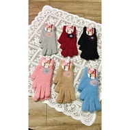 Soft wool gloves with 2 fingers cut