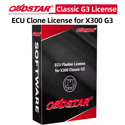 [Online Activation] OBDSTAR ECU Clone License for OBDSTAR X300 Classic G3 Work as OBDSTAR DC706