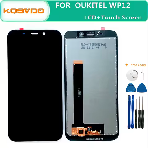 Original New 5.5' LCD For Oukitel WP12 LCD Display Screen Touch Digitizer Assembly For Oukitel WP 12