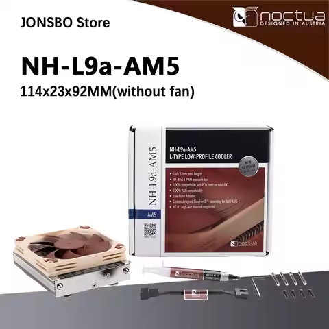 Noctua NH-L9a-AM5 92mm Fan AM5/AMD Platform CPU Cooler 37mm Height NH-L9a-AM5 Tower Radiator 6 Years