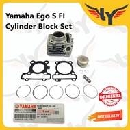 Yamaha Ego S FI Cylinder Block Set - 1VB-WE13E-00 (100% Original)