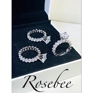 Luxury and elegant full-stone Baguette diamond ring