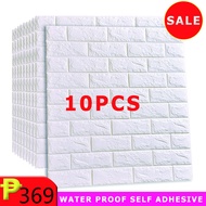Beat peace 10pcs Hot Sale wallpaper Wall Stickers PE Foam 3D WallPaper Brick DIY Waterproof Self Adhesive Wallpaper for bedroom