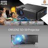 OWLENZ Projector SD50 PLUS BY Mastersat  ความชัด 800x480 ความสว่าง 1500 Lumens  รองรับได้มากกว่า 150