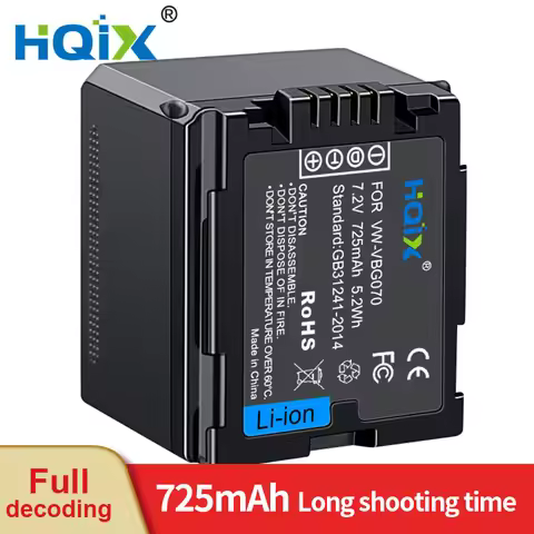 HQIX for Panasonic HDC-SD9 SD200 SD20 SD1 SD5 HS200 HS600 HS350 HS100 HS9 SDR-H258 H40 H60 H80 Camer