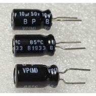 Nichicon VP bp 10uf 50v 105 bipolar Capacitor No Terminal