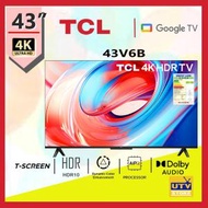 43" 吋 V6B 4K HDR Google TV TCL 43V6B