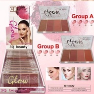 3Q BEAUTY CHOOSE YOUR GLOW BLUSH PALETTE 1PCS
