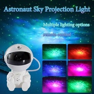 【In stock】Night Light Astronaut Colorful Star Projection Lamp Astronaut Ornament Table Lamp Laser Water Ripple Night Light Room Decor  Birthday Gift Christmas Gift Ideas TYKG
