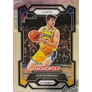 AUSTIN REAVES Metal Card 2023-24 PRIZM Monopoly Version 42 NBA LAKERS Basketball