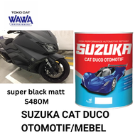 cat duco otomotif Suzuka NC super black matt/doff S480M 1kg hitam doff