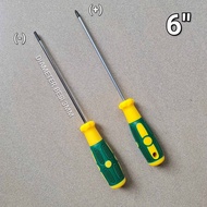OBENG PANJANG GAGANG KARET 6 INC PLUS MINUS S3303A S3303B