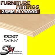 SW Hardware 25mm Plywood Timber Panel Wood Board Sheet Papan Plywood Kayu