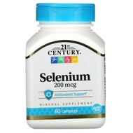 21st Century, Selenium, 200 mcg, 60 Capsules