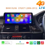 android player headunit bluetooth gps radio carplay android auto bmw x5 x5m e70 x6 x6m e71 interior 