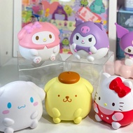 Sanrio Squishy Toys Cute My Melody Kuromi Cinnamoroll Slow Rebound Release Anxiety Toy Soft Pressing Doll Toy Holiday Gift