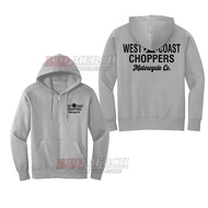 KATUN Men's jacket made of cotton fleece hoodie zipper wcc wcc west coast chopper motorcycle