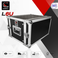 (ใช้โค้ดลดอีก10%) COMPACT L6U RACK แร็ค ไม้หุ้มหนังสีดำ ลึก 11 นิ้ว แร็คเครื่องเสียง แร็คไม้ คอมแพ็ค
