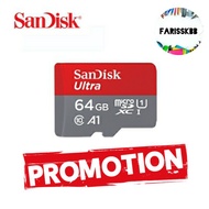 🔥NEW🔥SANDISK ULTRA MEMORY CARD A1 SD CARD MICROSD MEMORY CARD 64GB SANDISK MICRO SD CARD 64GB