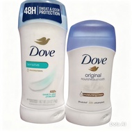 Dove and Sensitive Antiperspirant deodorant