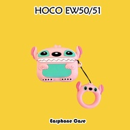 【High quality】For HOCO EW50/51 Case Earphone Case Anime Cartoon Styling Soft Silicone Casing