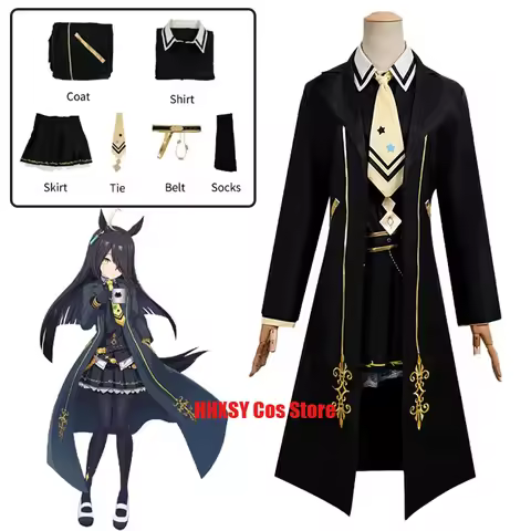 Pretty Derby Manhattan Cafe Cosplay Costume Manhattan Cafe JK Uniform Pretty Derby Cosplay Black Out
