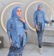 DRES KEBAYA AKAD NIKAH/KEBAYA PUTIH PENGANTIN/STELAN KEBAYA TILE KOMBINASI PAYET/KEBAYA