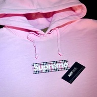 Supreme Burberry Box Logo Hooded