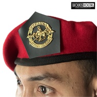 MERAH Kopaska Beret camel beret/ red beret/ kopaska hat/ special forces beret/ red beret corps/ frog