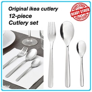 [12-PIECE CUTLERY SET] IKEA MOPSIG CUTLERY SET IKEA CUTLERY SET SPOON FORK TEASPOON SET KUTLERI SUDU